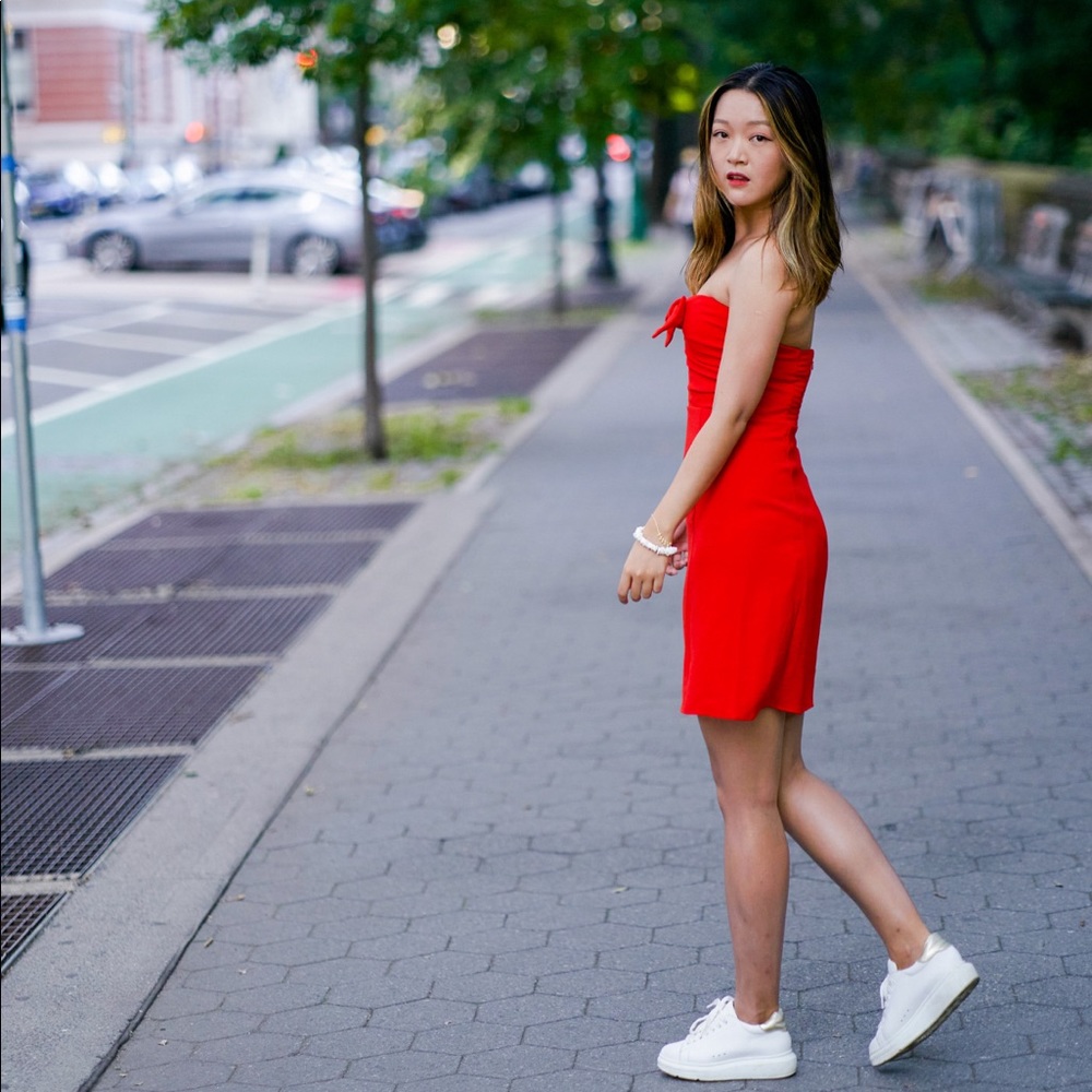 Gorges red dress